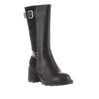 Gaudì stivale in pelle e camoscio da donna