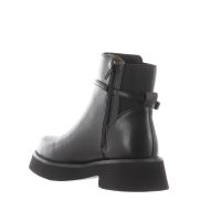 Gaudì stivaletto in pelle con zip e inserto elastico da donna