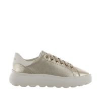 Geox sneaker ec4.1 in pelle metal da donna