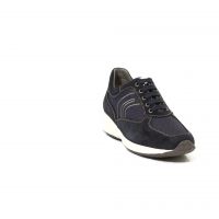 Geox sneaker happy g in suede e tessuto tecnico da uomo