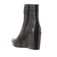 Geox stivaletto con zeppa manilva in pelle da donna