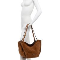 Gianni chiarini borsa a spalla bloom in camoscio  da donna