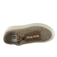 Gio+ sneaker in camoscio con dettaglio gioiello da donna