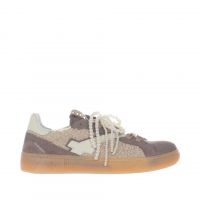 Gio+ sneaker in camoscio con perle da donna