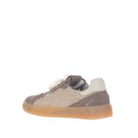 Gio+ sneaker in camoscio con perle da donna