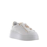 Gio+ sneaker in pelle con accessorio gioiello da donna