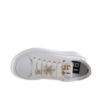 Gio+ sneaker in pelle con accessorio gioiello da donna