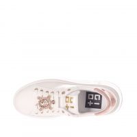 Gio+ sneaker in pelle con dettaglio gioiello da donna