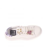 Gio+ sneaker in pelle con dettaglio gioiello da donna