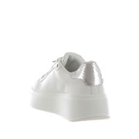 Gold&gold sneaker in pelle con accessorio gioiello da donna