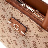 Guess borsa tote neda in canvas logata e similpelle da donna