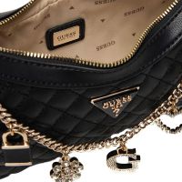 Guess everlee top zip shoulder bag da donna