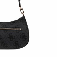 Guess noelle ii top zip shoulder bag da donna