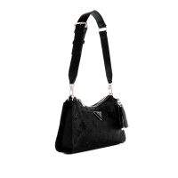 Guess shoulder bag cresidia top zip in similpelle logata da donna