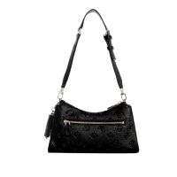 Guess shoulder bag cresidia top zip in similpelle logata da donna