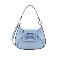 Hogan hobo mini h-bag in pelle liscia da donna