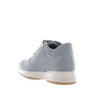 Hogan interactive in denim con h traforata da donna
