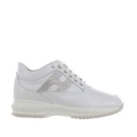 Hogan interactive in pelle con h in strass da donna