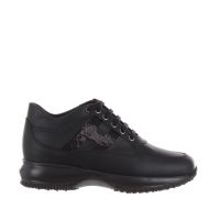 Hogan interactive in pelle con micropaillettes da donna