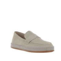 Hogan mocassino h683 in camoscio da uomo
