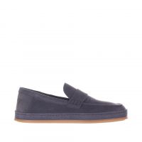 Hogan mocassino h683 in camoscio da uomo