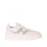 Hogan sneaker h-stripes in nappa da donna