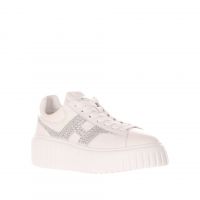 Hogan sneaker h-stripes in nappa da donna