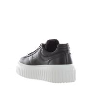 Hogan sneaker h-stripes in nappa con h in strass da donna