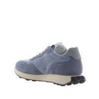 Hogan sneaker h601 in camoscio e nabuk da uomo