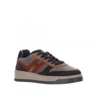 Hogan sneaker h630 in camoscio da uomo