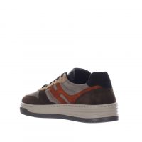 Hogan sneaker h630 in camoscio da uomo
