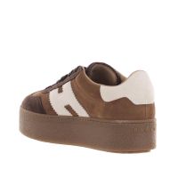 Hogan sneaker h698 in camoscio da donna