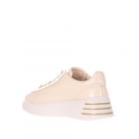 Hogan sneaker hogan rebel in pelle dal finish perlato da donna