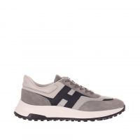 Hogan sneaker hyperlight in camoscio e tessuto tecnico da uomo