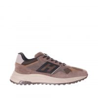 Hogan sneaker hyperlight in camoscio e tessuto tecnico da uomo