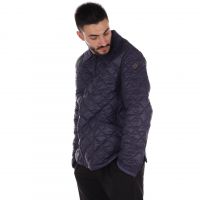 Husky giacca a camicia in nylon trapuntato da uomo