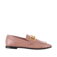 Jeffrey campbell mocassino in pelle con morsetto metallico da donna