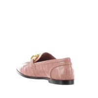 Jeffrey campbell mocassino in pelle con morsetto metallico da donna