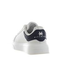 John richmond sneaker in pelle con ali decorative da uomo
