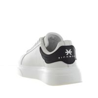John richmond sneaker in pelle con ali decorative da uomo