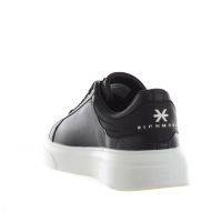John richmond sneaker in pelle con ali decorative da uomo