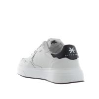 John richmond sneaker in pelle con lacci logati da uomo