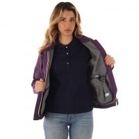 K-way giacca lilla bonded jersey da donna