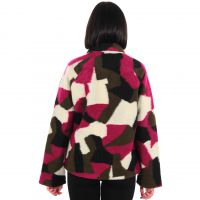 K-way giacca soizic wool 3 layer graphic da donna