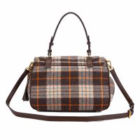 La carrie borsa a manoscottish atena medium in tessuto da donna