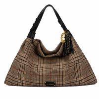 La carrie shopper scottish atena medium in tessuto  da donna