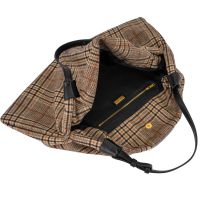 La carrie shopper scottish atena medium in tessuto  da donna