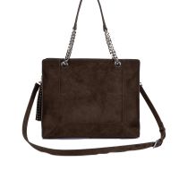 La carrie shopping ethnic in suede e borchie da donna