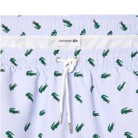 Lacoste costume da bagno con coccodrillo stampato da uomo