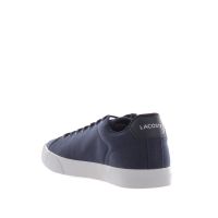 Lacoste sneaker lerond set in denim da uomo